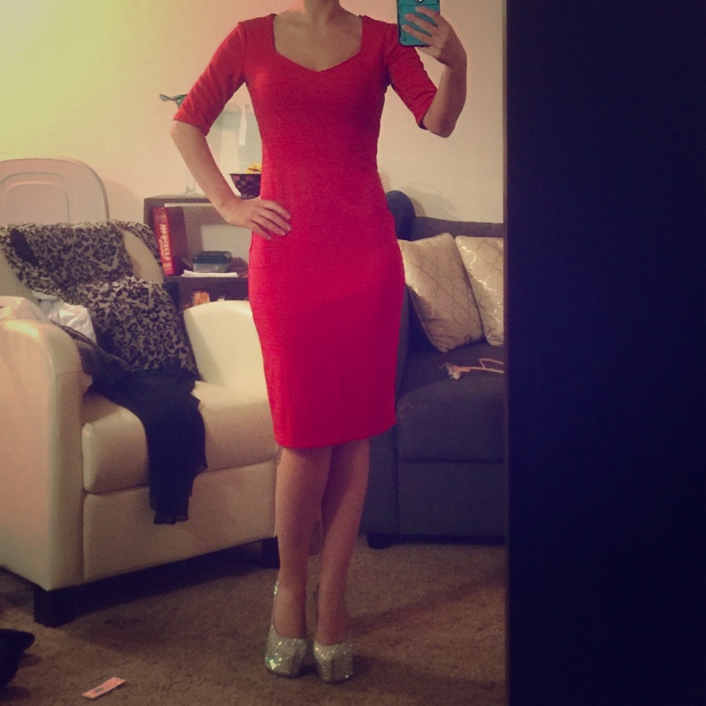 Bisou Bisou red dress. NWT!